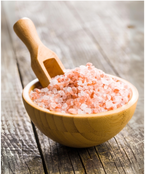 close up pic of salt in a bowl